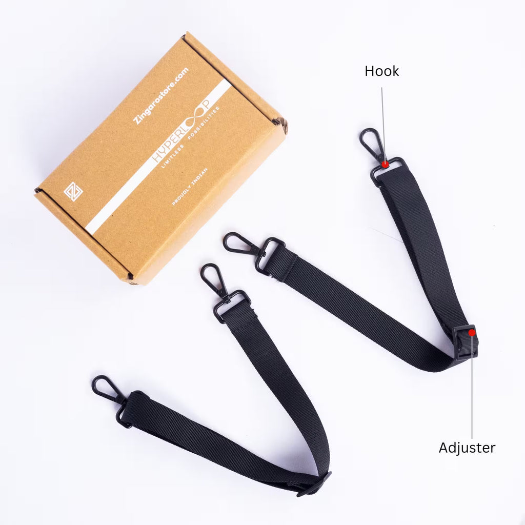 Hyperloops with hooks and adjuster