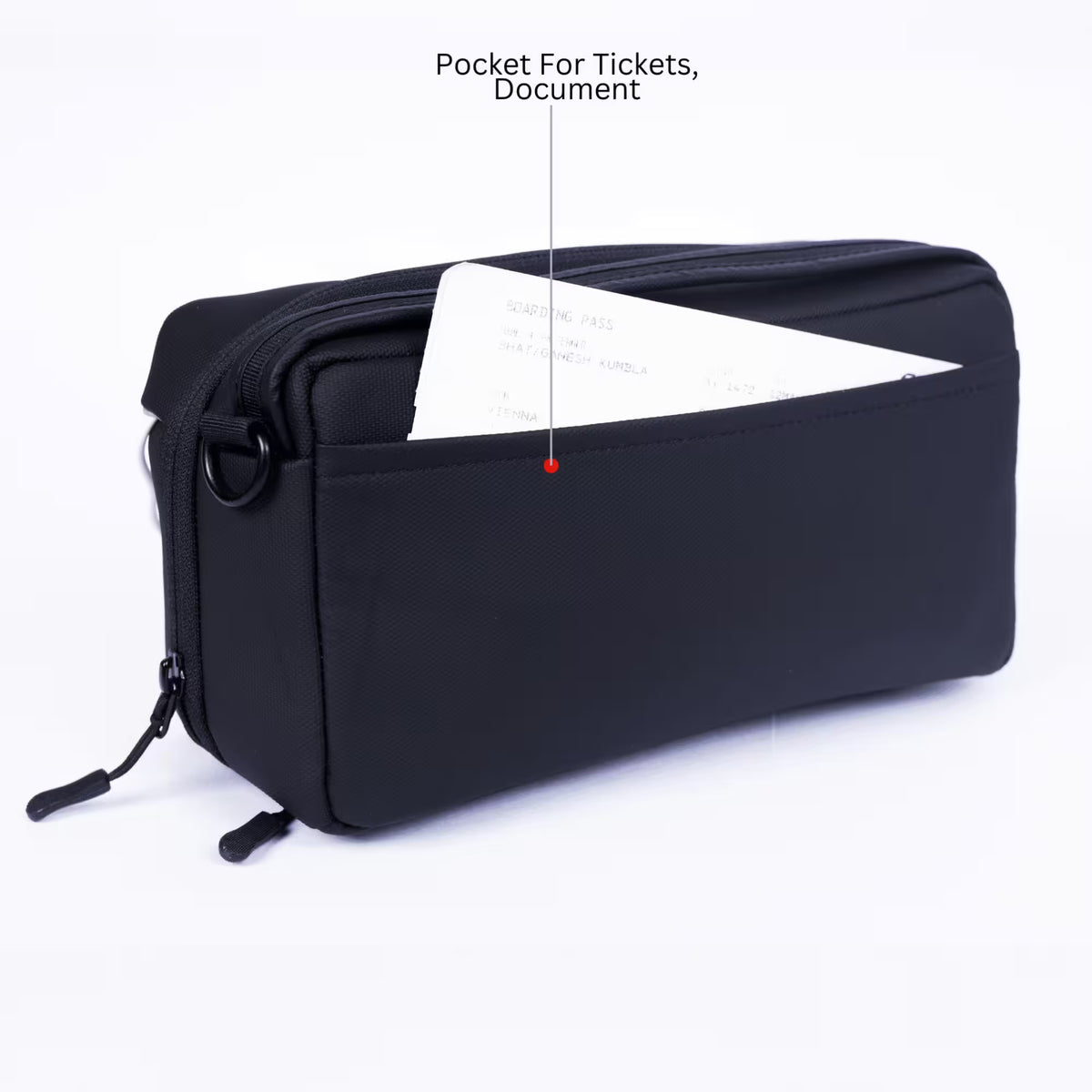 Tech pouch back view