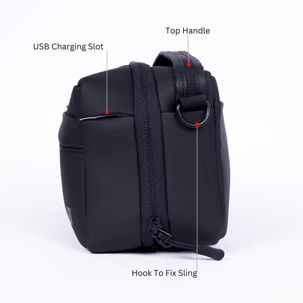 Tech pouch side view