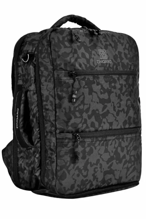 Zingaro Commando Camo 40L waterproof laptop 15.6-17 inch backpack with 35 massive features for men women