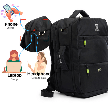 Zingaro backpacks for travel men women with laptop compartment stylish 40l 40 litre travel backpacks large
