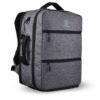 Grey Backpack Travel Bag With Laptop Compartment For Men Women