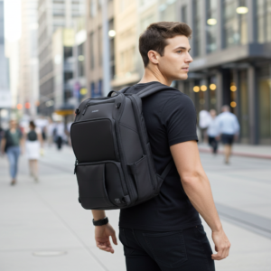 Zingaro waterproof laptop backpack for men with multiple pockets and clothing compartment bag with laptop for men 15 in 16 in 17 in laptop compartment