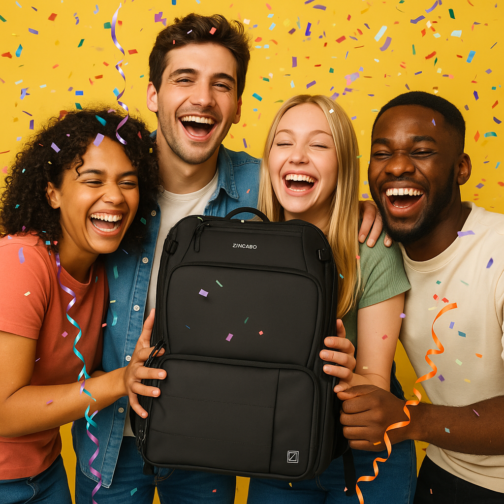 Zingaro adaptpro waterproof laptop backpack for men women bags with laptop compartment for office and travel purpose