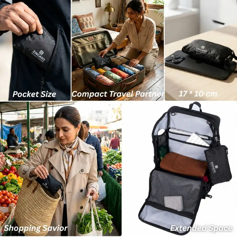 Zingaro atom convertible small mini travel backpack with multiple purposes