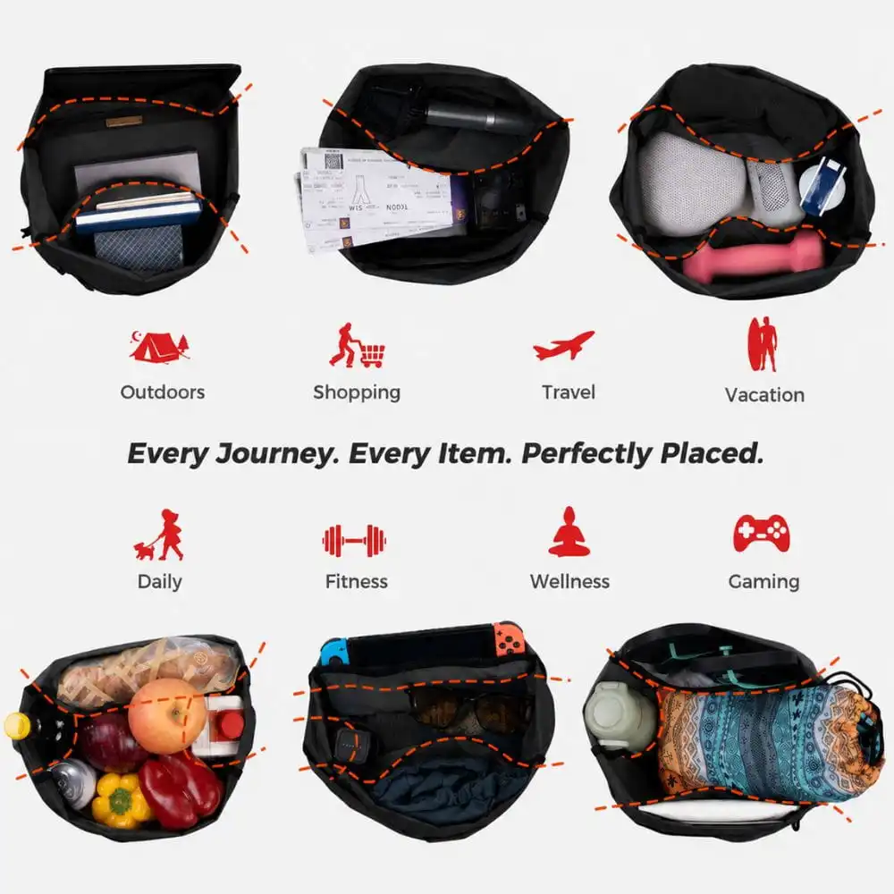 Zingaro atom waterproof small travel hiking backpack
